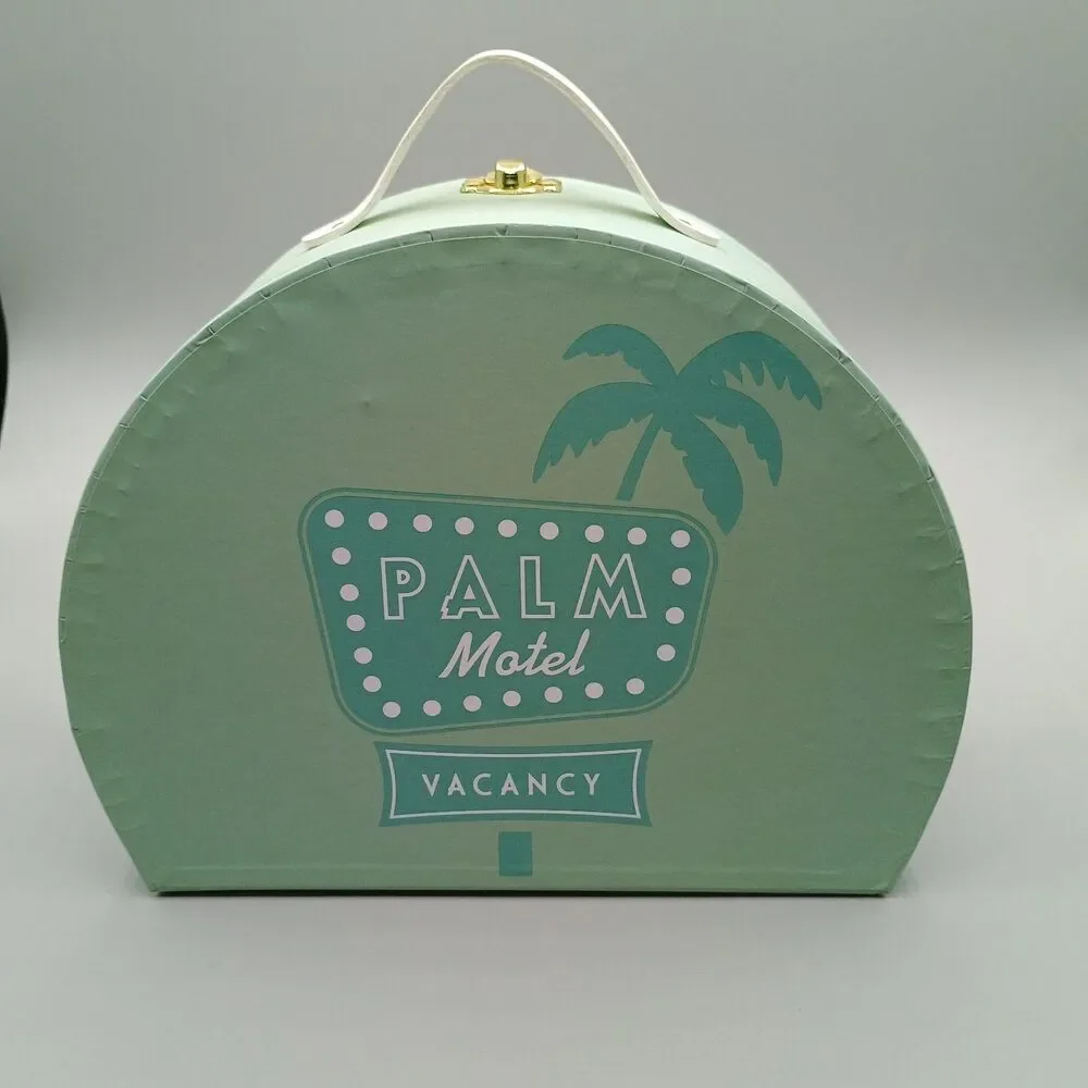 Small Novelty Suitcase Mint Green Palm Motel Target Bullseye Playground 2024